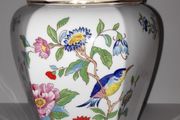 Aynsley Pembroke pattern Large Hexagonal Ginger Jar with lid