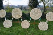 Archery straw targets. 65 cm, 80 cm, 100 cm and 120cm - bows, arrows