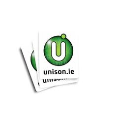 Unison.ie Glossy Stickers 3-Pack