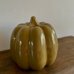 Ceramic pumpkin ornament