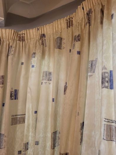 Sitting room curtains pencil pleats Michael Murphy