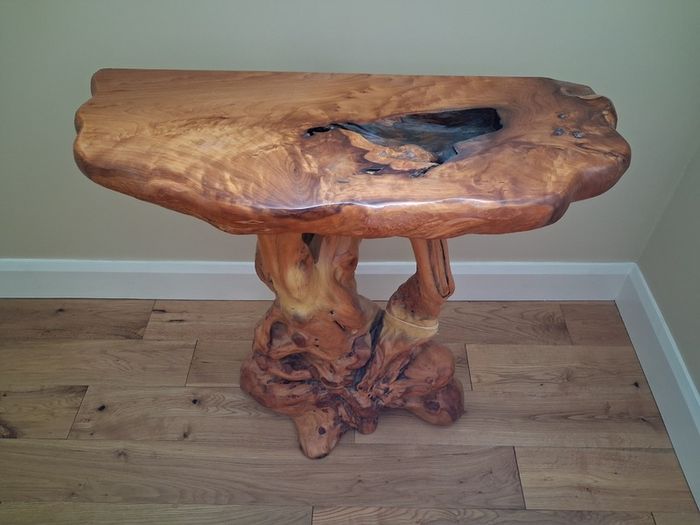 Bog oak table