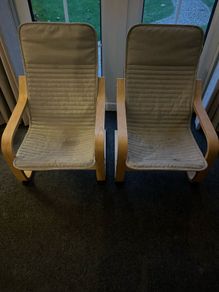 2 x ikea kids chairs
