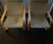 2 x ikea kids chairs