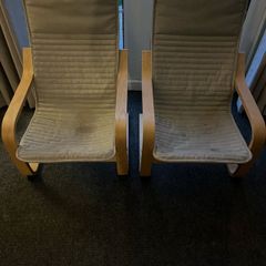 2 x ikea kids chairs
