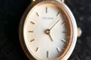 Vintage Pulsar Watch Gold Tone Bracelet , works well