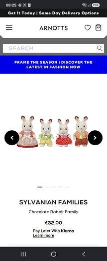 sylvanian families chocolate family