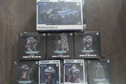 Lot of Joytoy Warhammer Ultramarine Action Figures and Vehicle