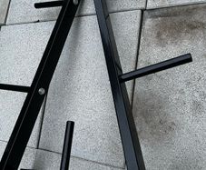 weight plates storage for standard 1" diameter