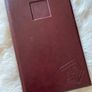 Hand made leather menu holder Image 2