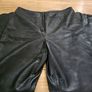 Vintage 1990's Siena Studio Genuine Leather Black Trousers Image 3