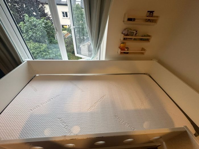 Flexa Mid-rise High Bed 120 Cm With Slide, Ladder And Safety Rail, 90x200 Cm, White