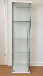IKEA DETOLF Glass Display Cabinet