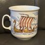 Vintage Erling Krage A/S Bergen Norway Viking Ship Porcelain Cup Image 3