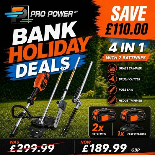 Bank Holiday Sale - Pro Tools - 4 In 1 Garden Tool