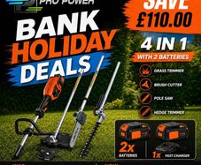 Bank Holiday Sale - Pro Tools - 4 In 1 Garden Tool