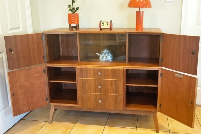 Mid Century Vintage Beautility Sideboard Cabinet