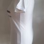 Gildan Ladies Slogan T-shirt Damn She Worked Hard New With Tags Size M White Can Post Image 8