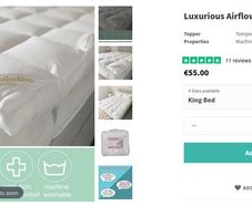 Mattress topper King size