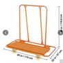 Drywall Cart Plaster Board Wheeled Trolley 1360kg Durable Panel Casters Image 8