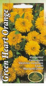(C) Calendula Green Heart Orange seeds 1.5g (414550)