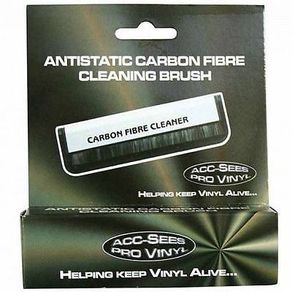 Vinyl Record Cleaning Brush ANTI-STATIC Carbon Fibre (Acc-Sees)