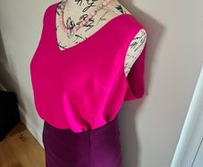Zara Fuschia Skirt