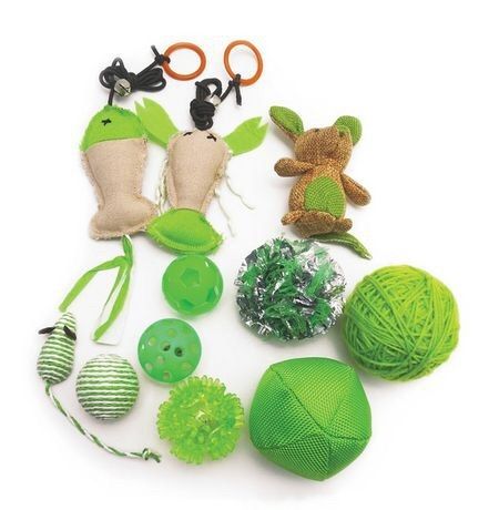 11 piece cat toy pack gift set