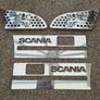 Scania R Series Truck Lorry Enhancements For Footsteps And Upper Grill Polished Steel Decorations(GAR) Image 2