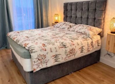 Gray Bed