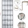 FREE SHIPPING Hanging Organiser Over the Door, Shoe Racks, Shoe Storage, 24 Large Mesh Pockets Storage hanger for Bedroom Bathroom Closet, 59 X 21.6, White Image 2