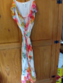 ladies river island wrap dress  size 10