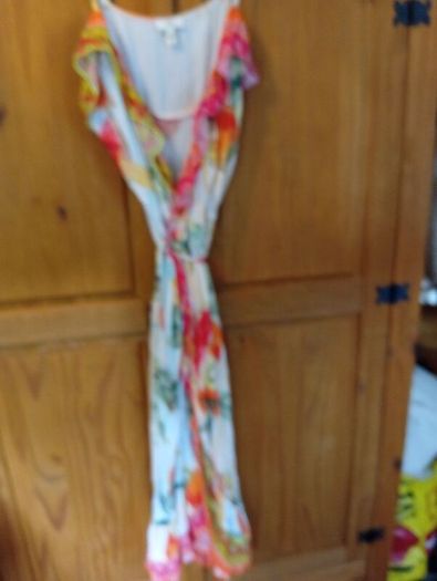ladies river island wrap dress  size 10