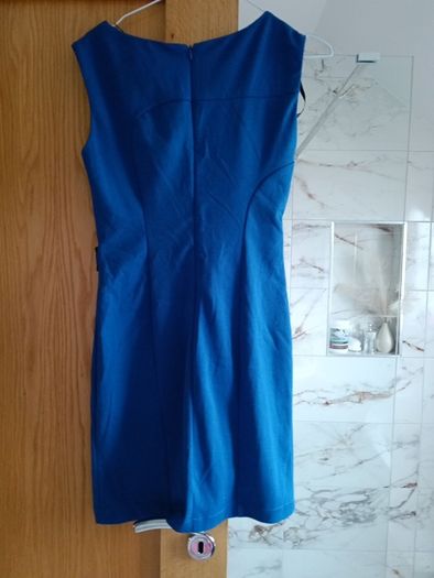New Royal blue office work wear tunic dress RRP 90 S 10 Debenhams
