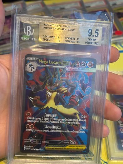 Pokemon Cards 23 Graded Cards In Stock