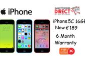 Apple iPhone 5c White, Blue & Pink - 16GB - Unlocked - Warranty