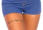 Highwaist Basic Jeans-Shorts JEANSBLAU size xs,xs-s