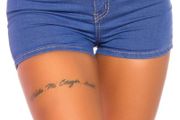 Highwaist Basic Jeans-Shorts JEANSBLAU size xs,xs-s