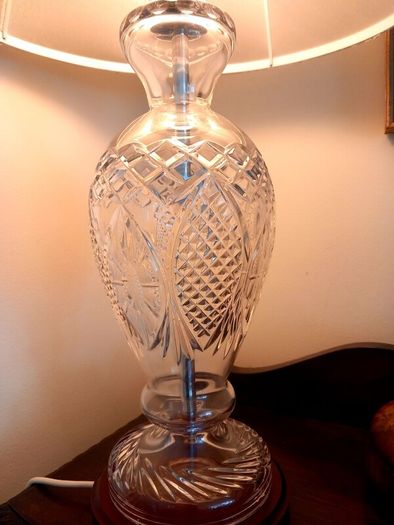 Galway Crystal lamp