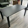 Ceramic stone top extending dining table Image 7