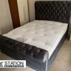 Brand new Sleigh bed with mattress
