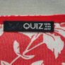 Quiz red & white dress, Size 16 Image 5