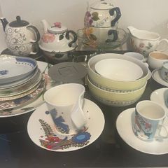 FREE - Assorted Teapots, Cups and Plates (Must take all)