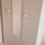 Solid Bedroom Wardrobe with Mirror Drawers Shelving Image 8