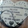 bnwt wooden heart decorations grandad and stepdad Image 2