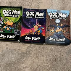 Dog man books unleashed,for whom the ball rolls and grime and punishment