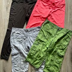 All for 5e Women's cargo shorts chinos pants joggers