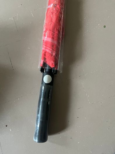 Large Red & White Umbrella
