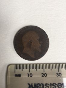 Edward VII, half penny, 1902.