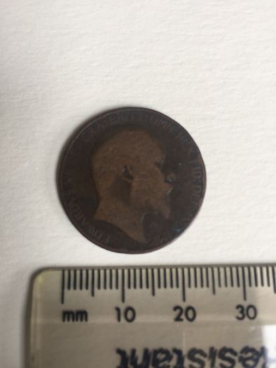 Edward VII, half penny, 1902.
